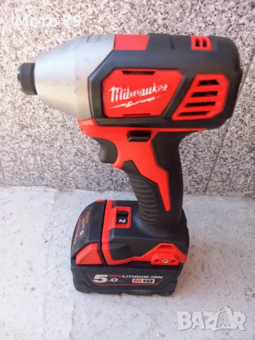 Milwaukee M18 BID Винтоверт импакт+Батерия 5.0 , снимка 1 - Други инструменти - 49358681