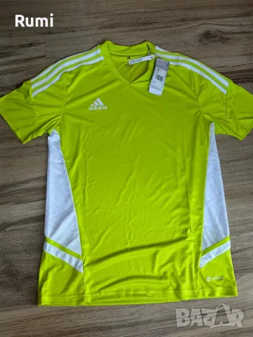 Чисто нова мъжка Тениска adidas Condivo 22 - лайм! М, снимка 5 - Тениски - 48559311