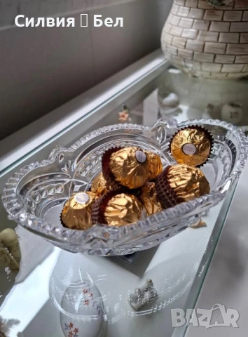 Ретро кристална купа , снимка 7 - Аксесоари за кухня - 50867456