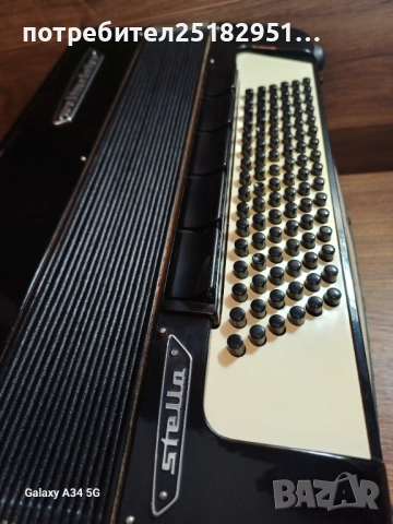 Акордеон 96баса WELTMEISTER STELA , снимка 6 - Акордеони - 52829386