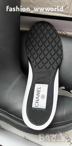 Гумени ботуши Chanel реплика 38, снимка 8 - Дамски ботуши - 52106952