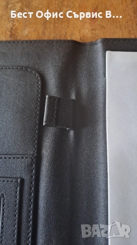 папка за документи луксозна кожена черна малка A5 , снимка 5 - Ученически пособия, канцеларски материали - 53486567