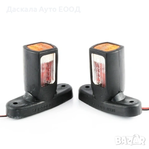 	1 бр. ЛЕД LED КЪСИ рогчета, габарити, жълто/бяло/червено 12-24V, снимка 3 - Аксесоари и консумативи - 53507385