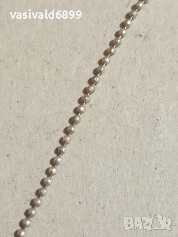 Посребрено синджирче , снимка 3 - Колиета, медальони, синджири - 53881982