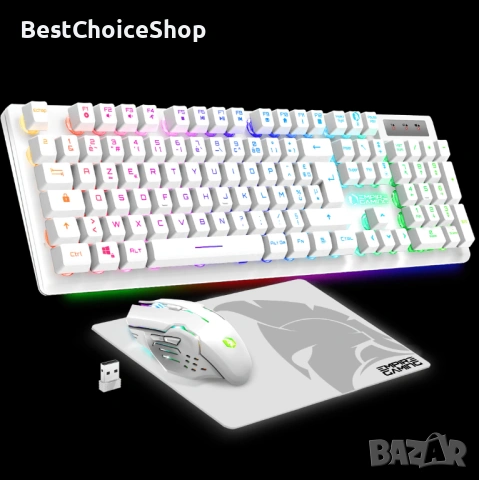 EMPIRE GAMING Armor RF800 безжична игрална клавиатура и мишка комплект, снимка 10 - Клавиатури и мишки - 53344661