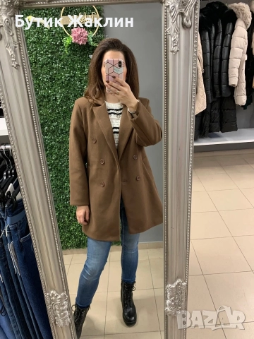 Елегантно дамско палто , снимка 4 - Палта, манта - 52620578