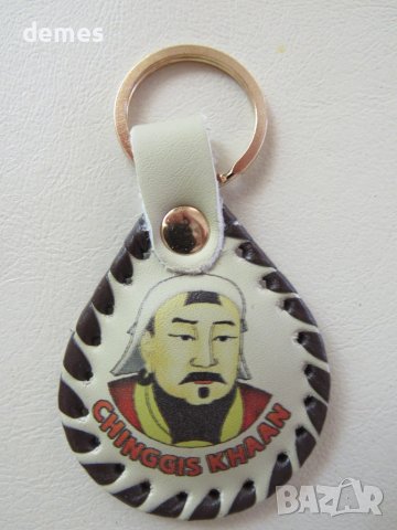Автентичен кожен ключодържател от Монголия-серия