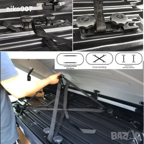 Скоби-захвати за Thule багажник-автобокс-куфар-кутия за багаж, снимка 5 - Аксесоари и консумативи - 50145102