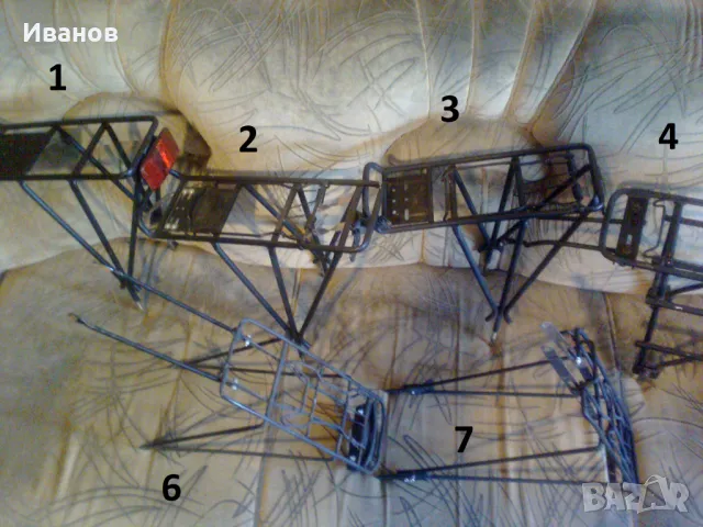 12 броя Алуминиеви Багажници за Велосипеди, снимка 3 - Велосипеди - 48098766