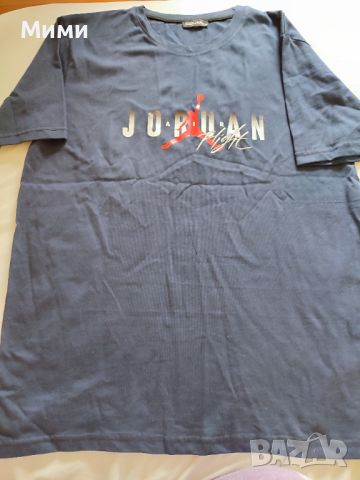 Мъжка тениска Djordan тъмно син , снимка 2 - Тениски - 45416101
