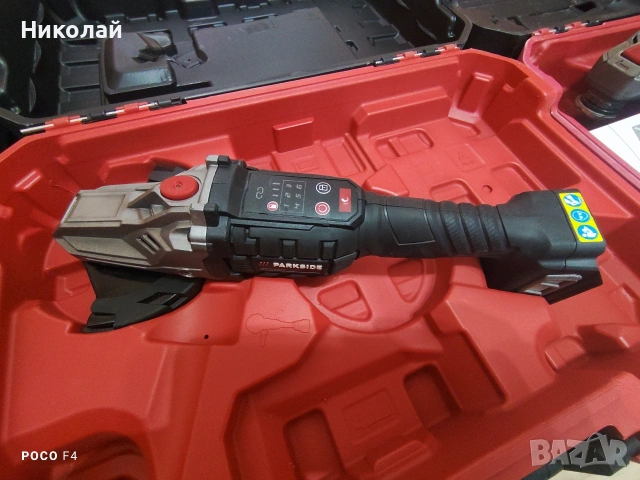 За части/ремонт!3 бр. Акумулаторен ъглошлайф Parkside , снимка 4 - Други инструменти - 54142371