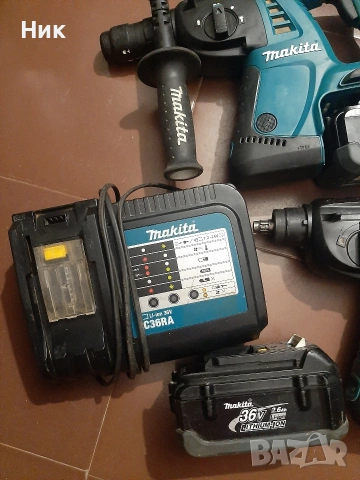 Перфоратори Макита 36v, снимка 3 - Перфоратори - 53415532