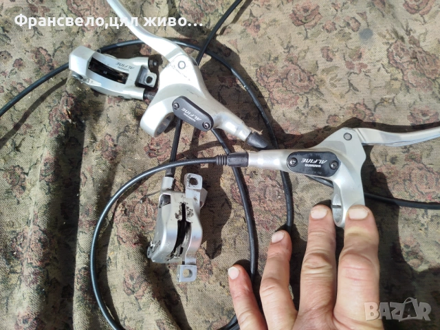 Хидравлични спирачки за велосипед колело Shimano alfine дължина 85/160