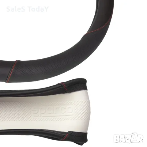 Калъф за волан, 38 см., еко кожа, черен, снимка 2 - Аксесоари и консумативи - 34292252