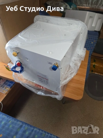 Проточен газов бойлер за кемпер / каравана, за вграждане 10л/16W/12V, снимка 8 - Части - 53300647