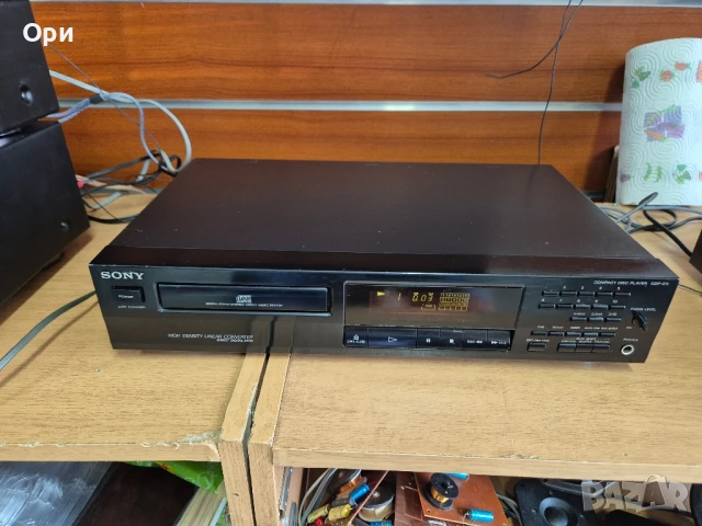 CD player SONY CDP-211, снимка 3 - Ресийвъри, усилватели, смесителни пултове - 50978576