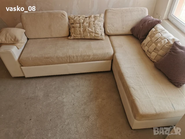 Висок клас ъглов диван Нани, снимка 10 - Дивани и мека мебел - 50623673