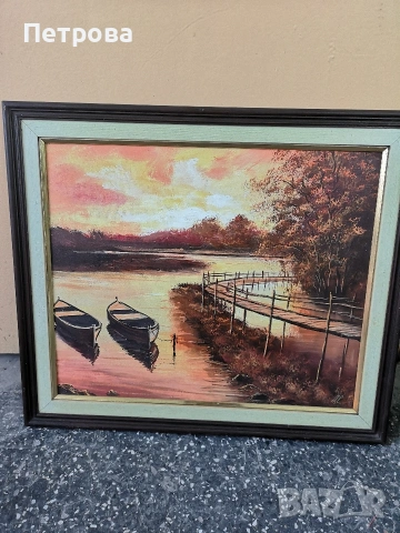 Масло върху платно. 