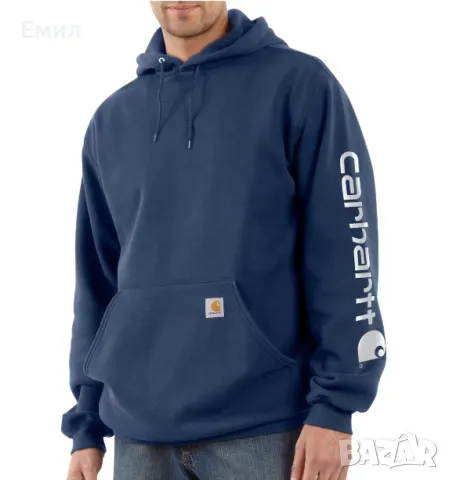 Мъжки суитшърт Carhartt Midweight Hooded Sweater, Размер L, снимка 1 - Суичъри - 47222496