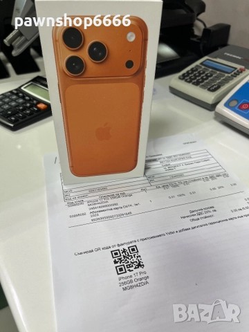 Apple iPhone 17 Pro Cosmic Orange 256GB нов неразпечатан