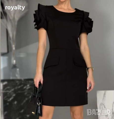 Елегантна Дамска Рокля Различни Цветове , снимка 2 - Рокли - 53889290