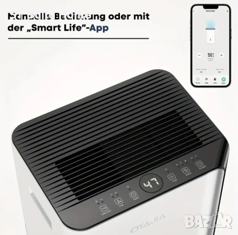 🌬️ ТОП ОФЕРТА! 20L Обезвлажнител + Въздухопречиствател с Wi-Fi | Тиха работа | Сушене на дрехи | 🌬️, снимка 14 - Влагоабсорбатори и влагоуловители - 53638429