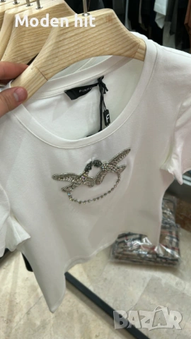 PINKO дамски тениски висок клас реплика, снимка 4 - Тениски - 53614069