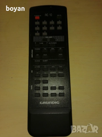 Дистанционно grundig rc10, снимка 3 - Ресийвъри, усилватели, смесителни пултове - 53572570