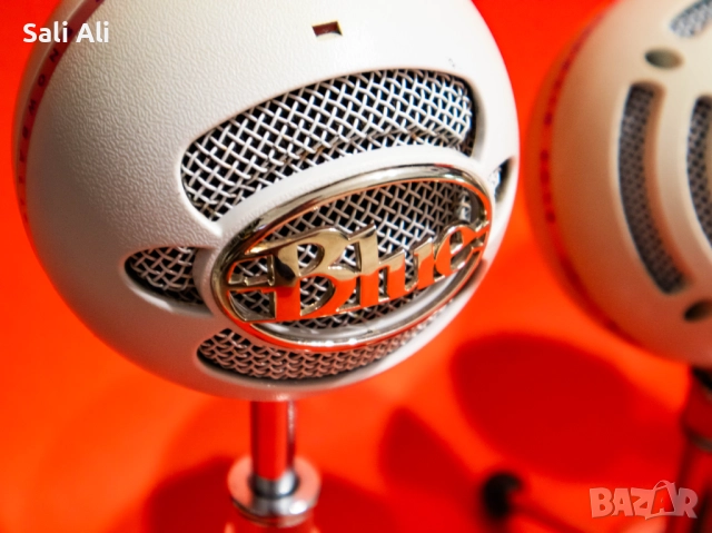 Logitech Blue Snowball бял USB кондензаторен микрофон запис стрийминг