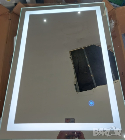 ЛЕД LED огледало за баня, за грим, димируемо, против замъгляване 11, снимка 3 - Огледала - 51512895