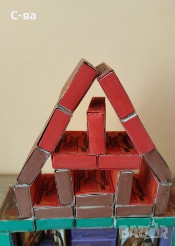 Ръчна изработка от кибритени кутии, снимка 5 - Декорация за дома - 53901706