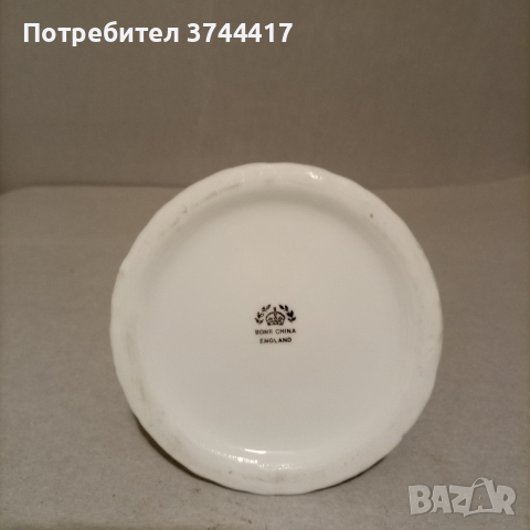 Рядка находка Ретро държач за свещници от фин костен порцелан Royal Staffordshire , снимка 3 - Колекции - 44943279