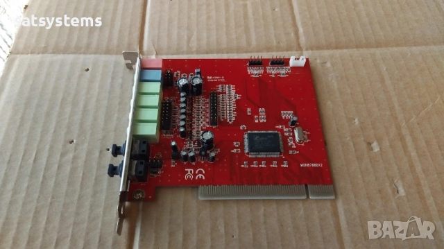 Звукова карта C-Media CMI8768 Chronos M0H8768X2 8 Channel PCI, снимка 5 - Други - 53407019