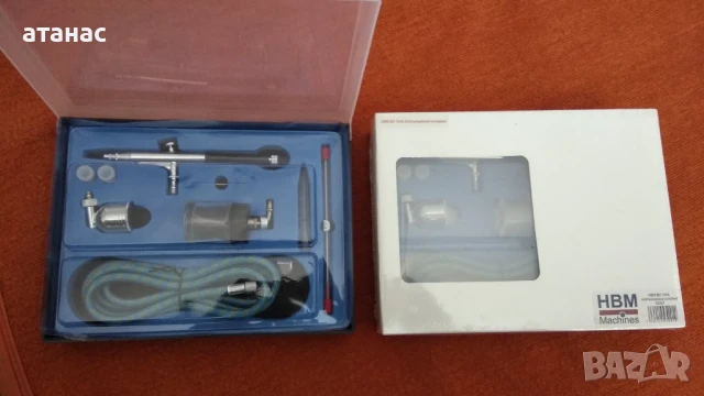 Боички за аерограф,аерографи и други НОВИ, снимка 5 - Такъми - 51005352