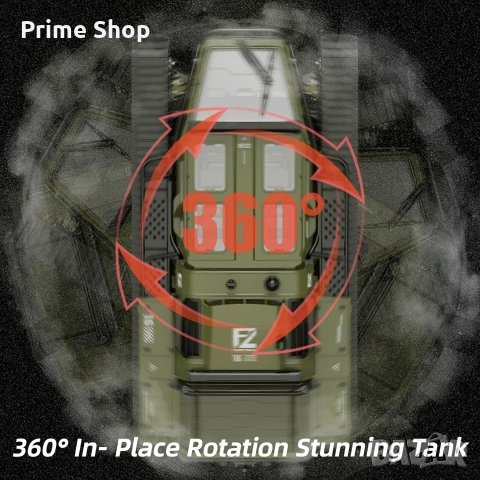 Високоскоростен RC танк Mostop 1:16 с 2 батерии, снимка 7 - Електрически играчки - 53704882