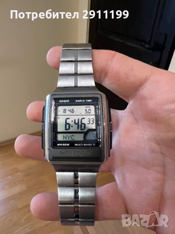 Часовник Casio Wave Ceptor, снимка 5 - Мъжки - 46600695