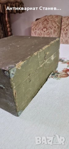 Антикварен грамофон с манивела , снимка 9 - Грамофони - 52619278