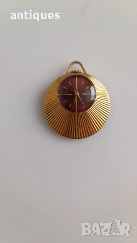 Позлатен дамски часовник - колие - SLAVA - 17 jewels - №3