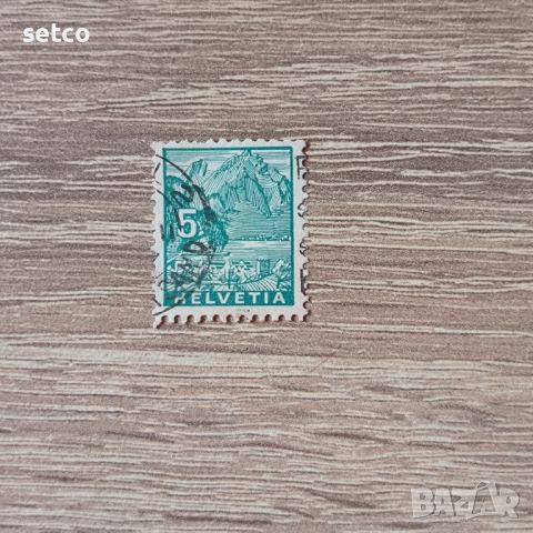 Швейцария 1934 г. пейзажи 5, снимка 1 - Филателия - 45544160