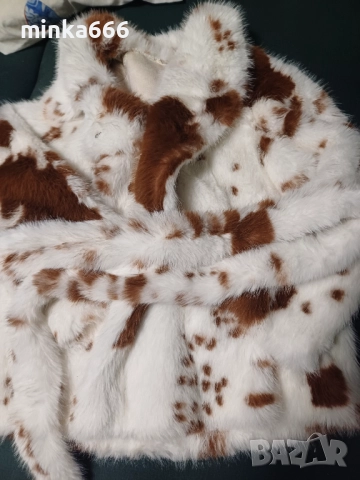 Естествен косъм дамско палто., снимка 2 - Палта, манта - 52257029