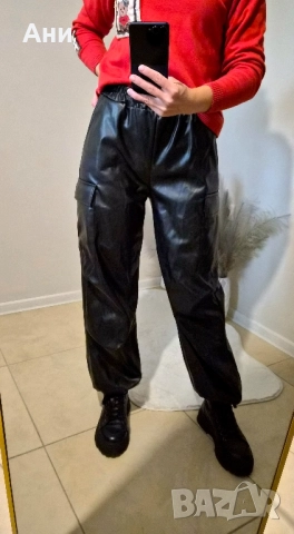 Кожен панталон