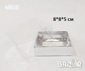 картонена кутия с прозрачен капак картонени кутии за ръчна изработка сувенир сапун фигурка кутийка , снимка 4 - Други - 37187304