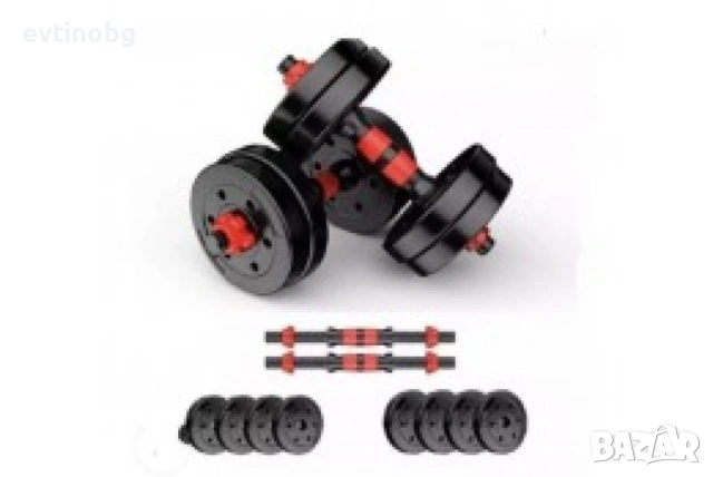 Тренировъчен комплект – тежести, лост и принадлежности "ръкавици, пристягащи ластици за китката и др