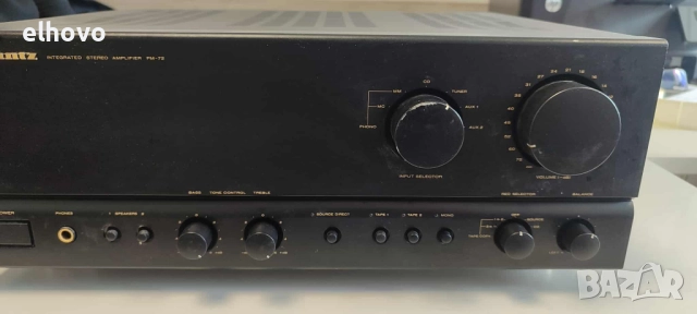 Стерео усилвател Marantz PM-72, снимка 7 - Ресийвъри, усилватели, смесителни пултове - 52441432
