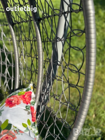 Люлка градинска висяща люлка тип гнездо,яйце–Промоция, снимка 3 - Градински мебели, декорация  - 52232966