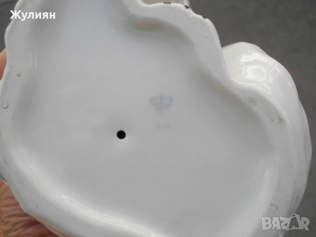 СТАР ПОРЦЕЛАН БЯЛА КОТКА  ГДР GDR , снимка 8 - Антикварни и старинни предмети - 51075242