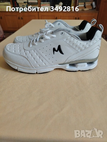 Бели мъжки маратонки, снимка 2 - Маратонки - 53664055