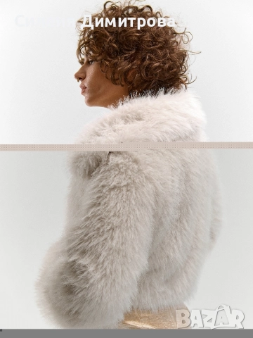 Зимно палто от изкуствен косъм, снимка 4 - Палта, манта - 51951207