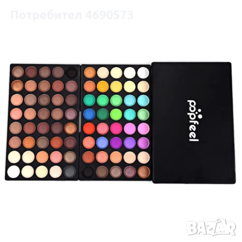 Палитра с 40 бр. сенки за очи с дълготраен ефект и матов завършек