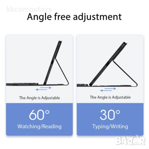 DUX DUCIS кожен калъф с Bluetooth клавиатура и тъчпад за Samsung Galaxy Tab S9+ / S9 FE+, снимка 8 - Калъфи, кейсове - 53139629